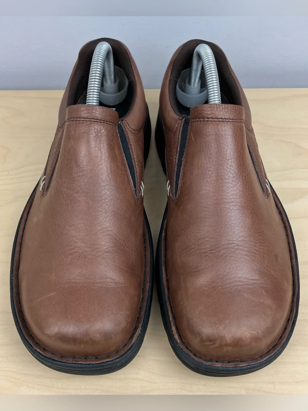 Merrell Men’s Size 8.0 World Legend 2 Brown Leather Casual Slip On Loafers